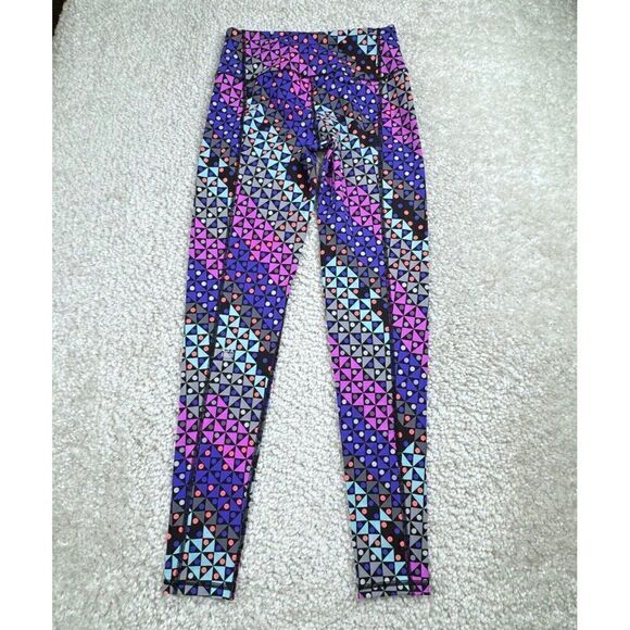 Victoria's Secret VSX Sport Knockout Tight Purple Geometric NWOT - Picture 3 of 10
